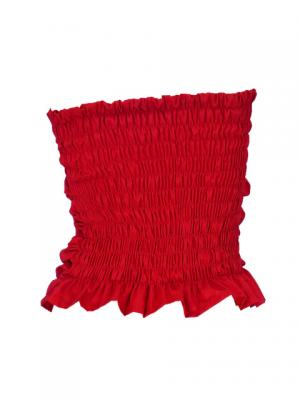 Hula Draping Tube Top & Pa'u Skirt Set-Up / Red / G2019r