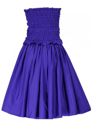 Hula Draping Tube Top & Pa'u Skirt Set-Up / Egg Plant / G2019ep