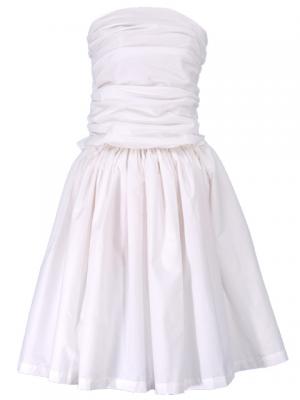 Hula Draping Tube Top & Pa'u Skirt Set-Up / White / G2019w
