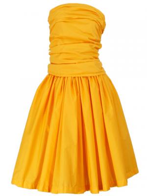 Hula Draping Tube Top & Pa'u Skirt Set-Up / Yellow / G2019y