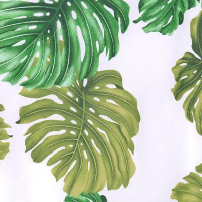Hula Pa'u Skirt with a cord / Monstera / White / G2021w