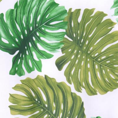 Hula Pa'u Skirt with Monstera Print / White / J2031