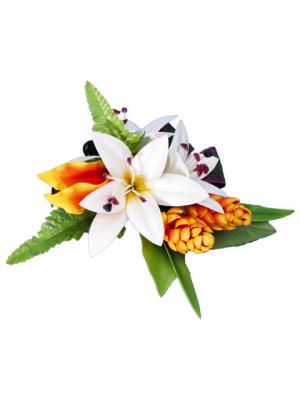 Hula Hair Clip / Lilly and Torch Ginger / Yellow / J2052wy