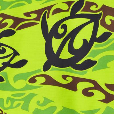 Hula Pa'u Skirt with a cord / Honu / Green / G2081g