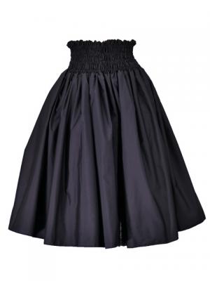 Hula Double & Reversible Pau Skirt with Kahiko  Print / Black / G2116