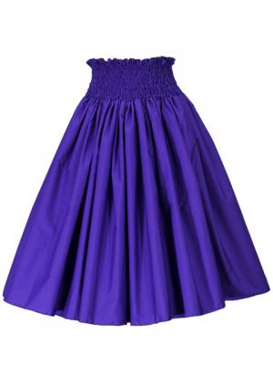 Hula Double & Reversible Pau Skirt with Kahiko  Print / Egg Plant / G2129