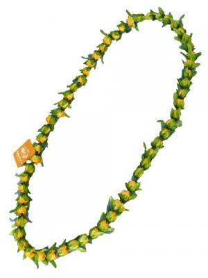 Hula Long Lei / Rosebud / Yellow / J2256y