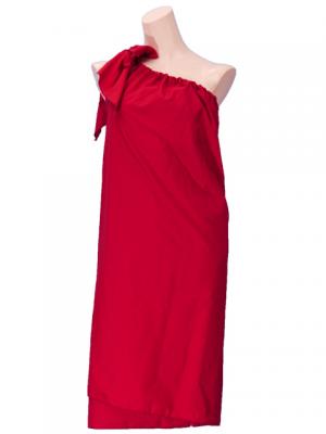 Hula Pareo with attached Sash / Red / G2263r