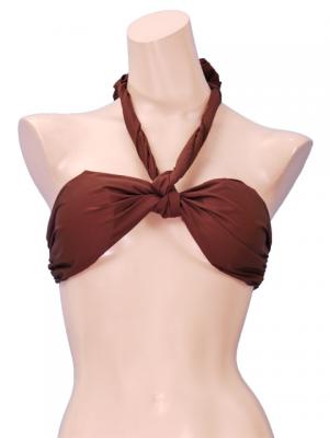 Bandeau Bra Tube Top / Brown / G2266br
