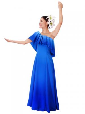 Hula Long Maxi Multi Way Dress / Luxury Collection / Gradation / Blue / J2288lbb
