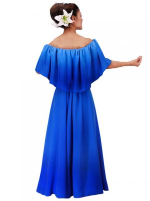 Hula Long Maxi Multi Way Dress / Luxury Collection / Gradation / Blue / J2288lbb
