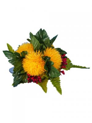 Hula Hair Clip / Lehua / Yellow / J2328y