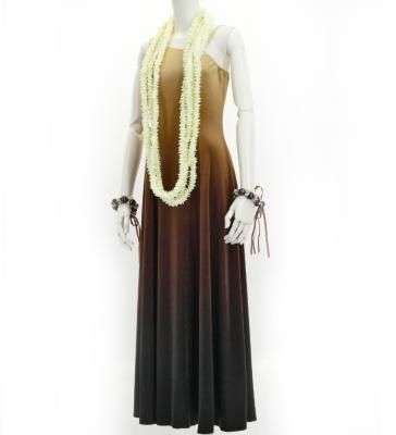 Hula One Shoulder Gradation Velvet Dress / Luxury Collection / BEG & BRN / J2347bebr