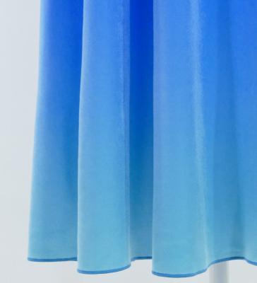 Hula One Shoulder Gradation Velvet Dress / Luxury Collection / BLU & Light BLU / J2347blbl