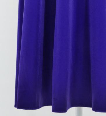 Hula One Shoulder Gradation Velvet Dress / Luxury Collection / ORN & PPL / J2347orpu