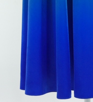 Hula One Shoulder Gradation Velvet Dress / Luxury Collection / YEL GRN & BLU / J2347yegrbl
