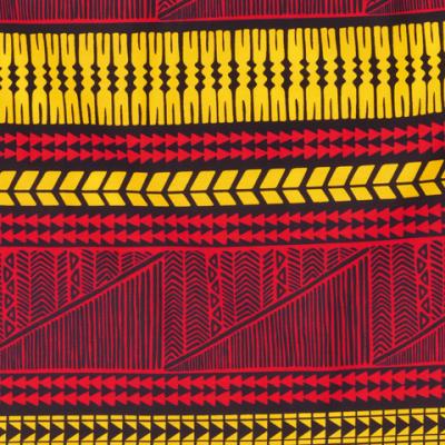 Hula Double & Reversible Pau Skirt with Kahiko  Print / Black / G2373