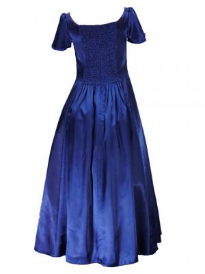 Hula Tulip Sleeve Dress / Navy / J2408nv