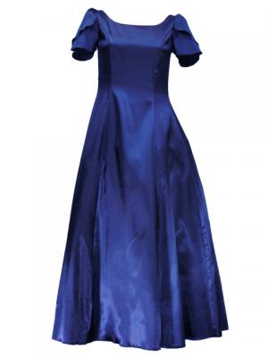 Hula Tulip Sleeve Dress / Navy / J2408nv