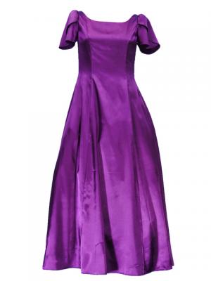 Hula Tulip Sleeve Dress / Purple / J2408pu