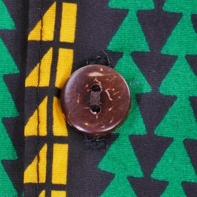 Hawaiian Shirt Men's / Green / G2411gr