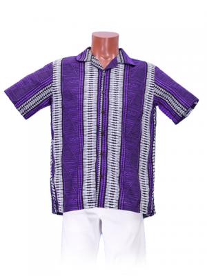 Hawaiian Shirt Men's / Purple / G2411pu