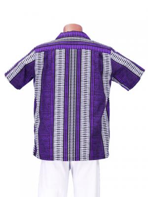 Hawaiian Shirt Men's / Purple / G2411pu