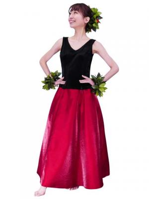 Hula Sleeveless Blouse with Velvet / Black / G2434bka