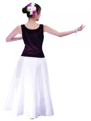 Hula Sleeveless Blouse with Velvet / Purple / G2434pua