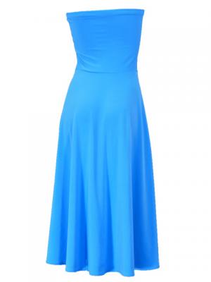 Hula Simple Knit Dress / High Waist Skirt / Light Blue / G2444lbl