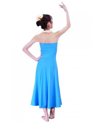 Hula Simple Knit Dress / High Waist Skirt / Light Blue / G2444lbl