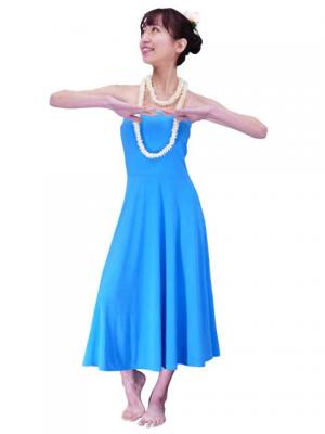 Hula Simple Knit Dress / High Waist Skirt / Light Blue / G2444lbl