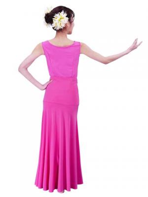 Hula Simple Knit Dress / High Waist Skirt / Pink / G2444pi