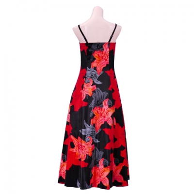 Hula Multi Way Lily Dress with Velvet / Luxury Collection / Black / J2482bk