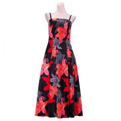 Hula Multi Way Lily Dress with Velvet / Luxury Collection / Black / J2482bk