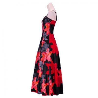 Hula Multi Way Lily Dress with Velvet / Luxury Collection / Black / J2482bk