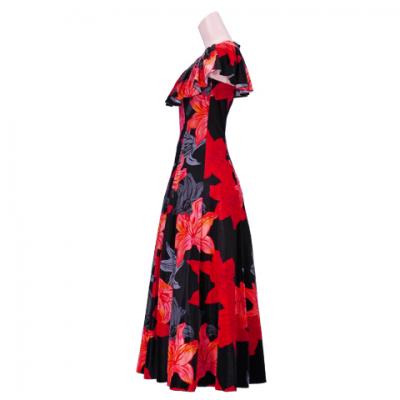 Hula Multi Way Lily Dress with Velvet / Luxury Collection / Black / J2482bk