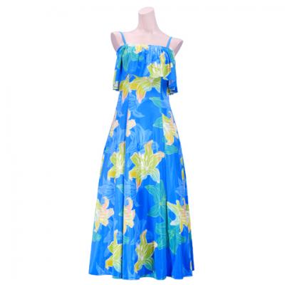 Hula Multi Way Lily Dress with Velvet / Luxury Collection / Light Blue / J2482lbl