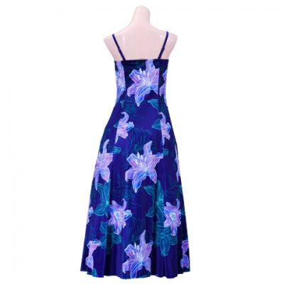 Hula Multi Way Lily Dress with Velvet / Luxury Collection / Navy / J2482nv
