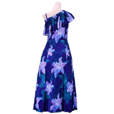 Hula Multi Way Lily Dress with Velvet / Luxury Collection / Navy / J2482nv