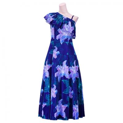 Hula Multi Way Lily Dress with Velvet / Luxury Collection / Navy / J2482nv