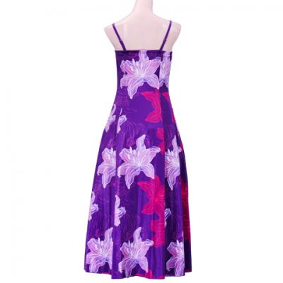 Hula Multi Way Lily Dress with Velvet / Luxury Collection / Purple / J2482pu