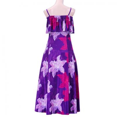 Hula Multi Way Lily Dress with Velvet / Luxury Collection / Purple / J2482pu