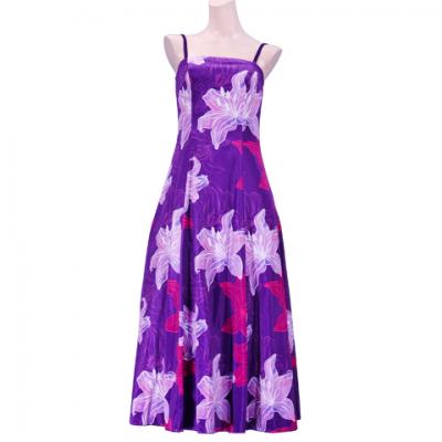 Hula Multi Way Lily Dress with Velvet / Luxury Collection / Purple / J2482pu