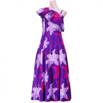 Hula Multi Way Lily Dress with Velvet / Luxury Collection / Purple / J2482pu