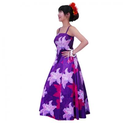 Hula Multi Way Lily Dress with Velvet / Luxury Collection / Purple / J2482pu