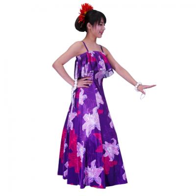 Hula Multi Way Lily Dress with Velvet / Luxury Collection / Purple / J2482pu