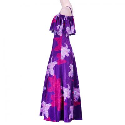Hula Multi Way Lily Dress with Velvet / Luxury Collection / Purple / J2482pu