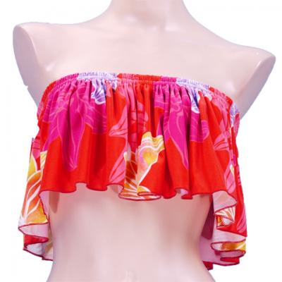 Hula Multi Way Lily Dress with Velvet / Luxury Collection / Red / J2482rd