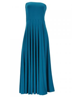Hula Simple Knit Dress / High Waist Skirt / Blue / G2517bl